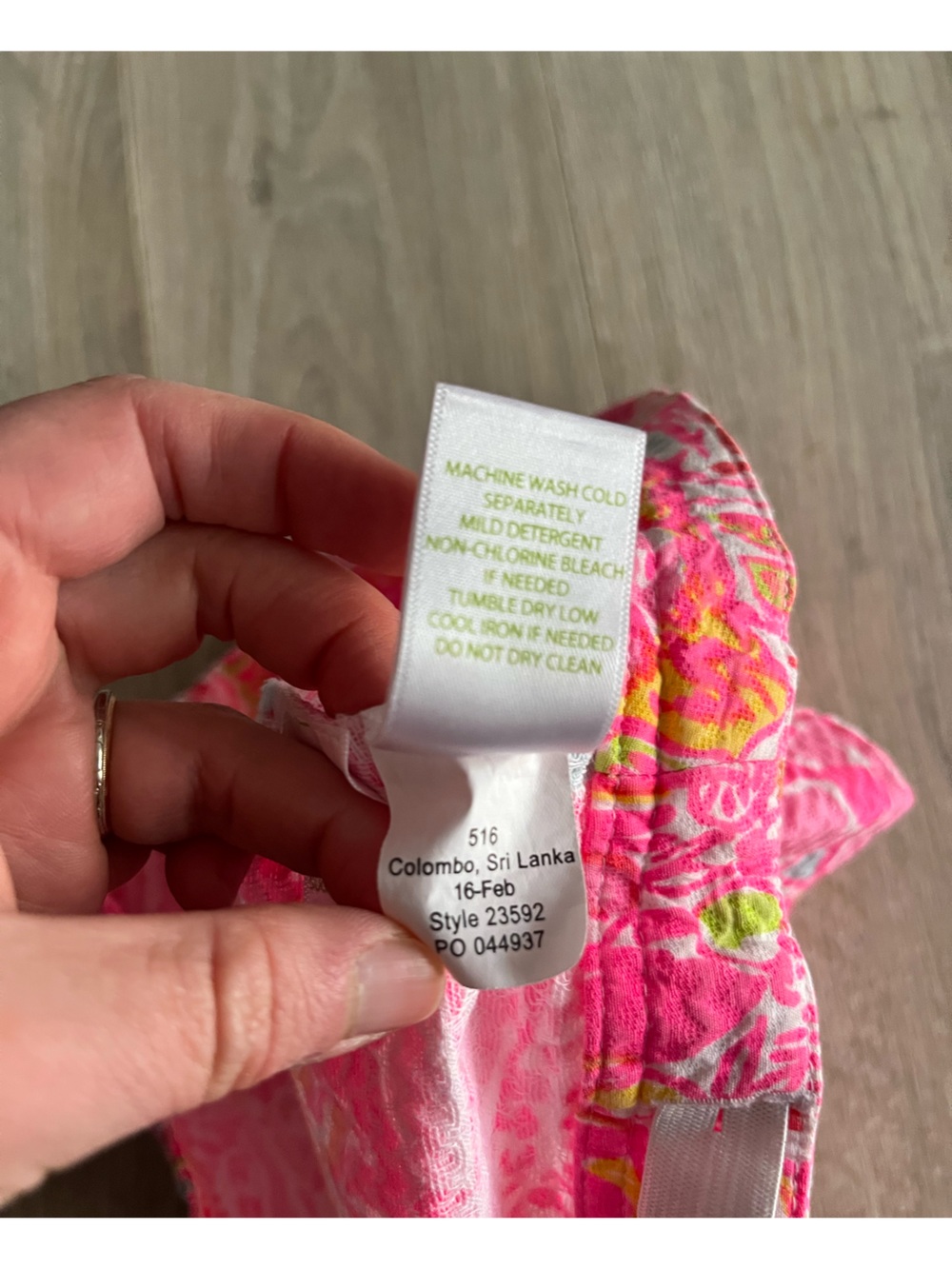 Lilly Pulitzer Girl’s Pink Shorts More Kinis in the Keys Pull-on Adjustable 14 - Picture 6 of 8